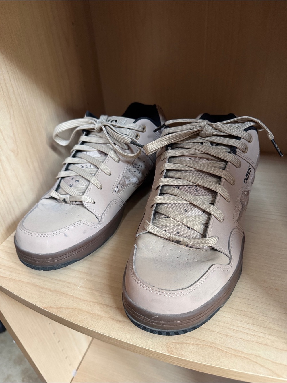 Mens DVS Shoes Brown